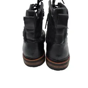 Zara | Shoes | Zara Man Combat Boots Mens 4 Cap Toe Mid 